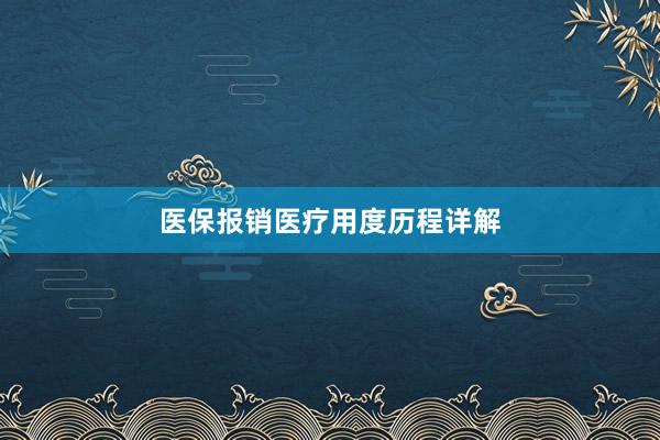 医保报销医疗用度历程详解